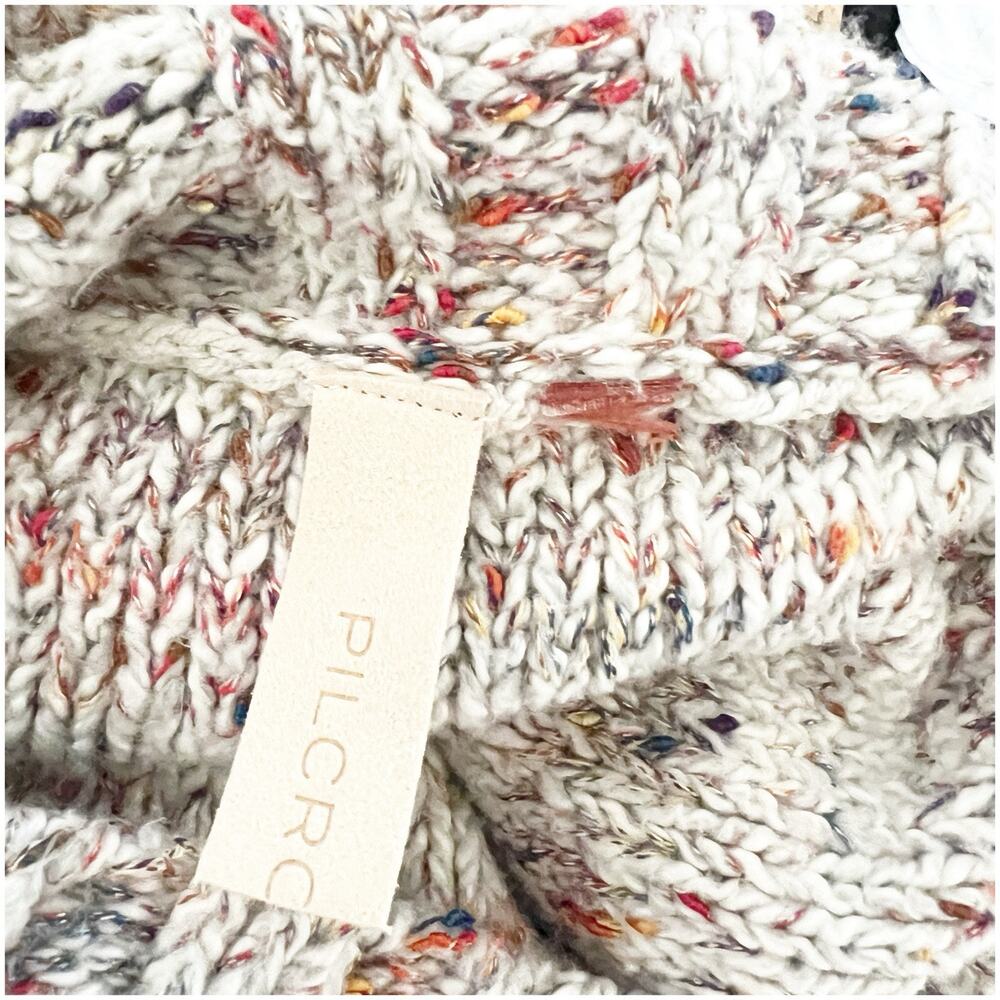 Anthropologie Pilcro Alani Mock Neck Sweater Size Small Multicolor - Picture 12 of 15